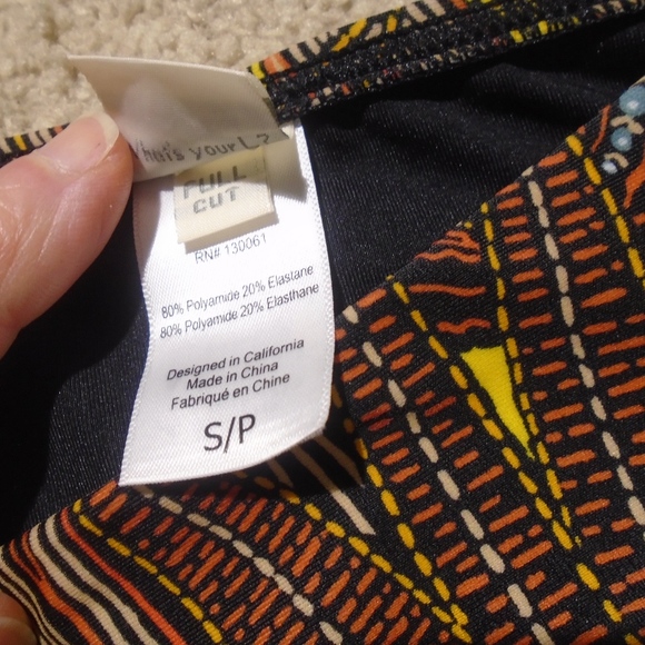 L*SPACE Low Down Bikini Bottom Full-Cut S - Picture 4 of 7